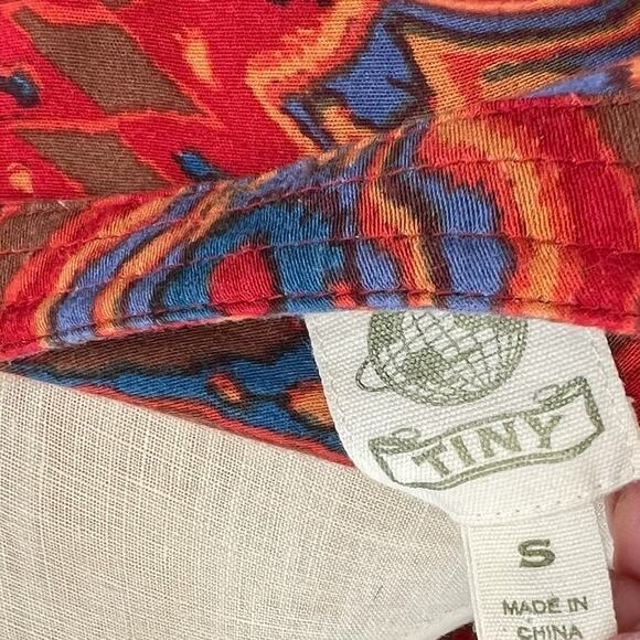 Anthropologie Tiny Rosemary Tunic Dress Long Sleeve Aztec Print Red Size Small - Picture 10 of 12